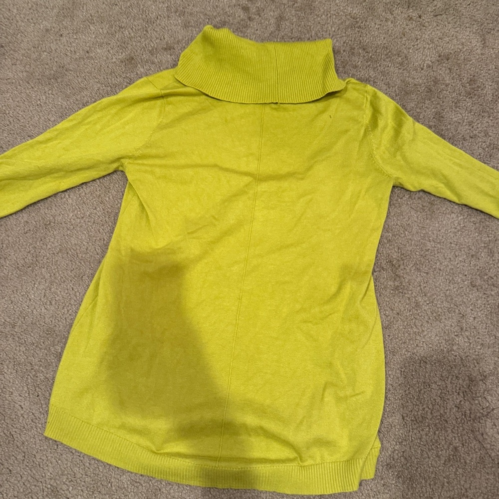 Carolyn Taylor Chartreuse Knit Top